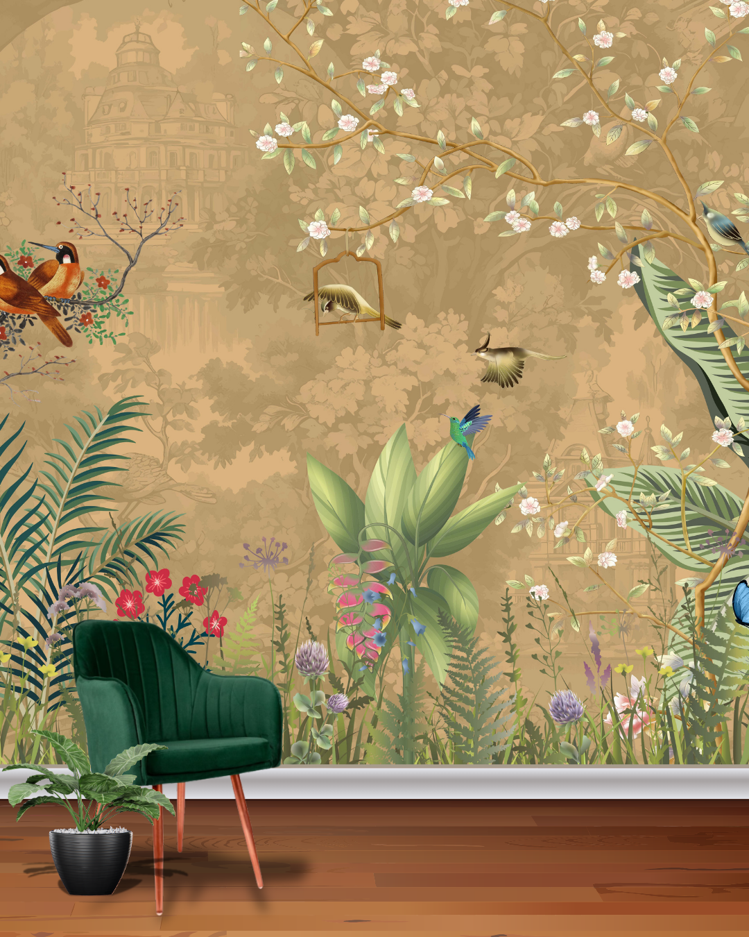 Lush Tropics Tapestry