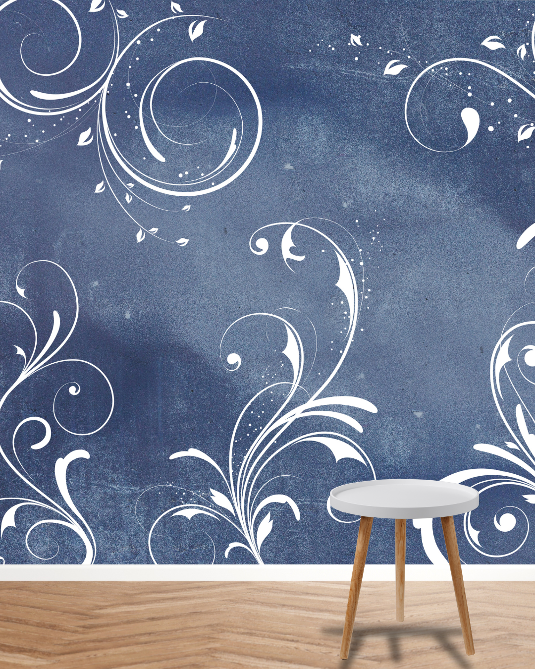 Metallic Blue / Non-Woven / Custom Size
