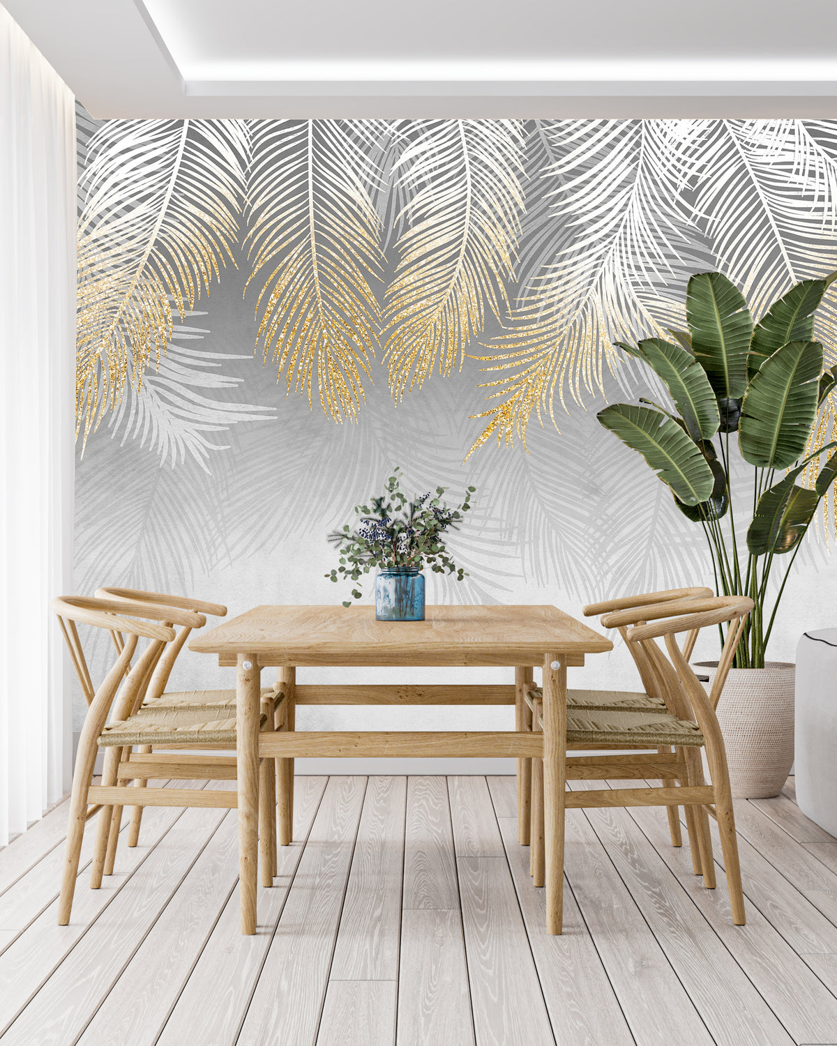 Pale Silver / Non-Woven / Custom Size