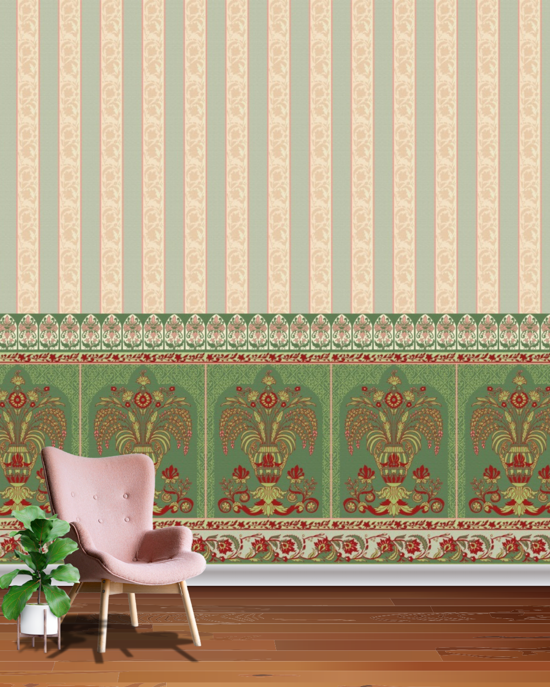 Beryl Green / Non-Woven / Custom Size