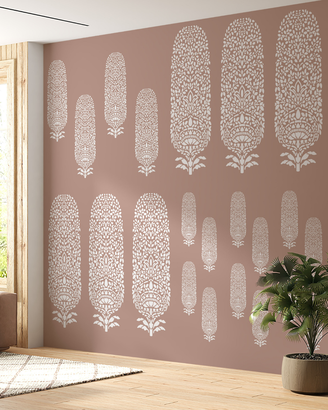 Rosy Brown / Non-Woven / Custom Size