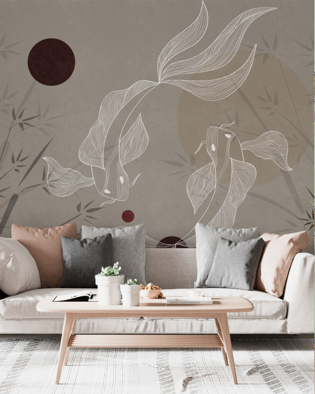 Laurel Oak / Non-Woven / Custom Size