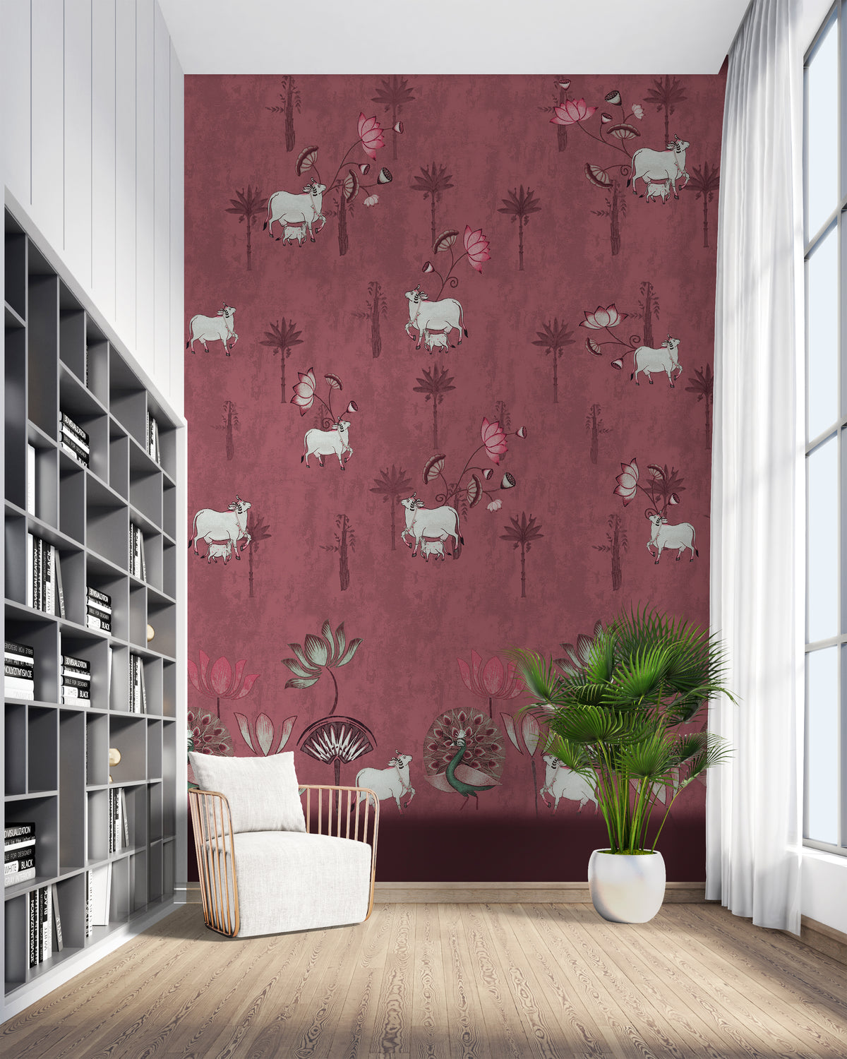 Whisper of Rose / Non-Woven / Custom Size